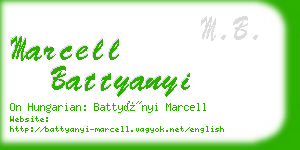 marcell battyanyi business card